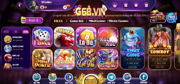 G68Vip – Những nguyên nhân các anh em game thủ nên lựa chọn 