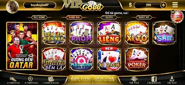 Thánh địa game đổi thưởng tại VipGo88 Club