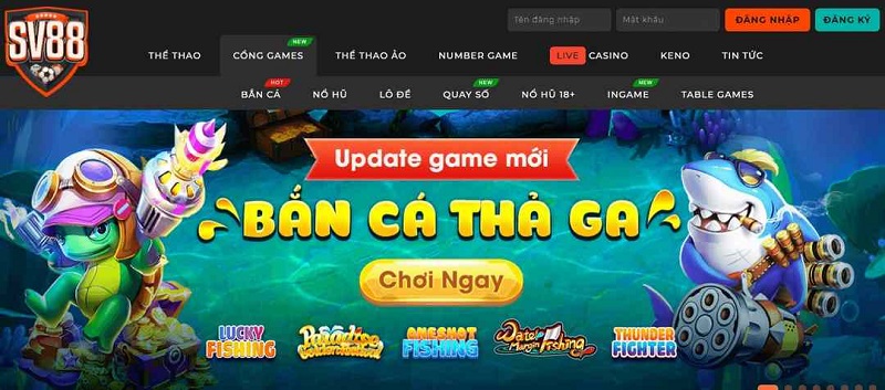 Các ưu điểm nổi bật của Bắn Cá SV88