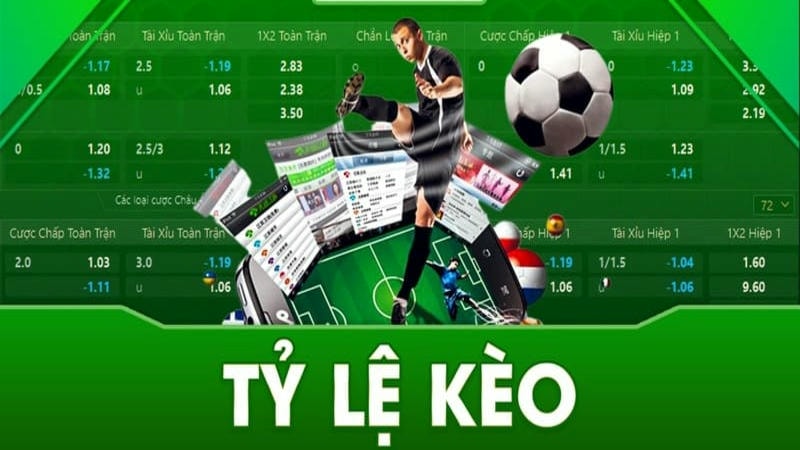 Bảng tỷ lệ kèo bóng đá biến động tại 188BET